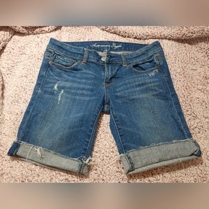 AE 4 cutoffs denim shorts